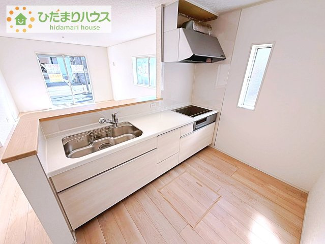 【キッチン】 | つくば市台町第3　新築戸建　1号棟 | 料理をしながらでも、ご家族との会話を楽しめる対面式キッチン♪