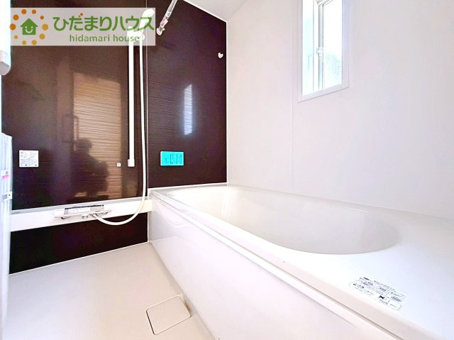 【浴室】 | つくば市台町第3　新築戸建　1号棟 | 大人が足を伸ばしても十分な広さ！一人でゆっくりくつろぐ時間も大切です！