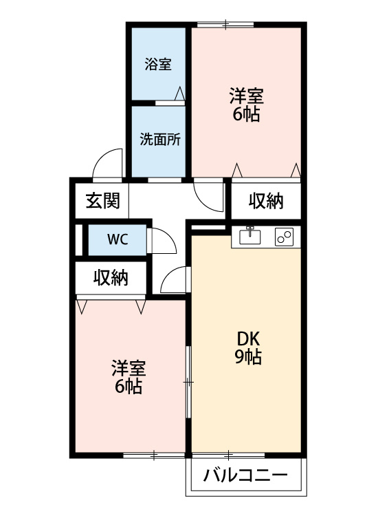 セジュールリベルテ　　刈谷市の賃貸ならクラスホーム刈谷店の間取り