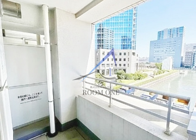 ザ・タワー芝浦 のバルコニー|バルコニーです。