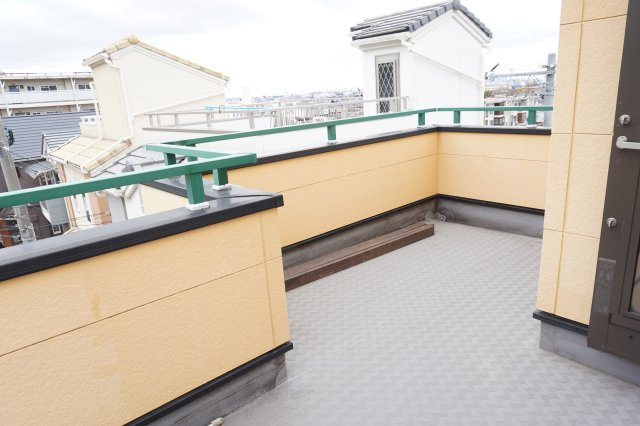 中古戸建　大東市北条３丁目（平成17年築）のバルコニー|ルーフバルコニー