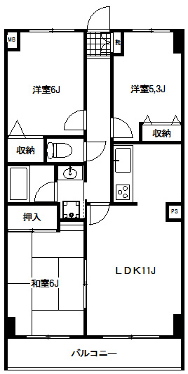 ロイヤルステージ本千葉の間取り