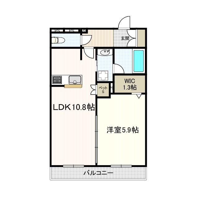 アーバンコートミタカの間取り