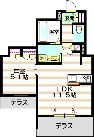グランドゥール　ソレイユ　浦和Ⅱの間取り