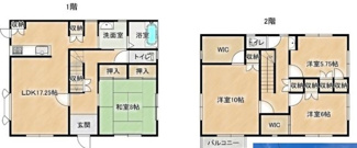 【間取り】 | 杉戸町杉戸　中古戸建て