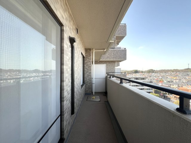 笑顔サンサン♪太陽サンサン♪【リノベ／サン・ステージ緑園都市東の街九番館】のバルコニー