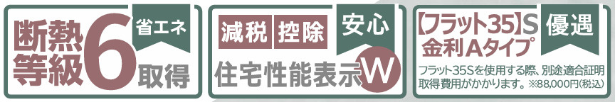 新座市片山3丁目の省エネ性能ラベル|断熱等級６　住宅性能表示W取得♪