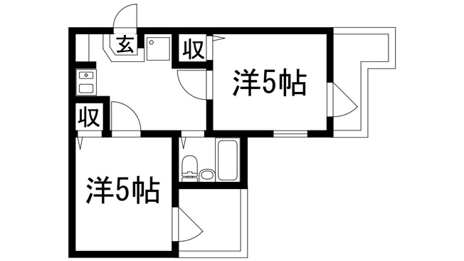 【間取り】 | セレーノ門戸
