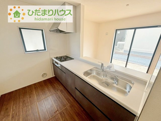 【キッチン】 | 第2土浦市並木　新築戸建　1号棟 | 料理をしながらでも、ご家族との会話を楽しめる対面式キッチン♪