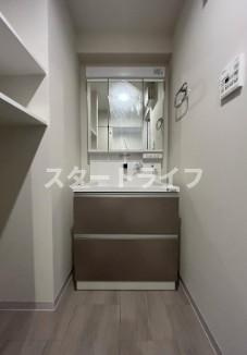 大阪市東淀川区東中島４丁目の賃貸マンションの洗面所
