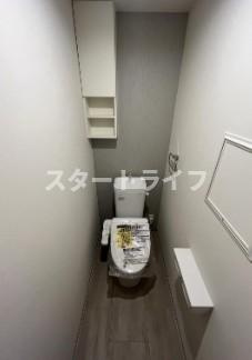 大阪市東淀川区東中島４丁目の賃貸マンションのトイレ