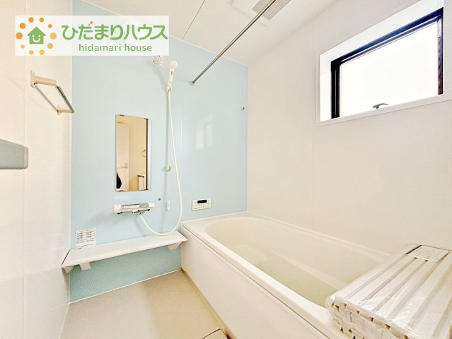 【浴室】 | 第2土浦市並木　新築戸建　3号棟 | 大人が足を伸ばしても十分な広さ！一人でゆっくりくつろぐ時間も大切です！