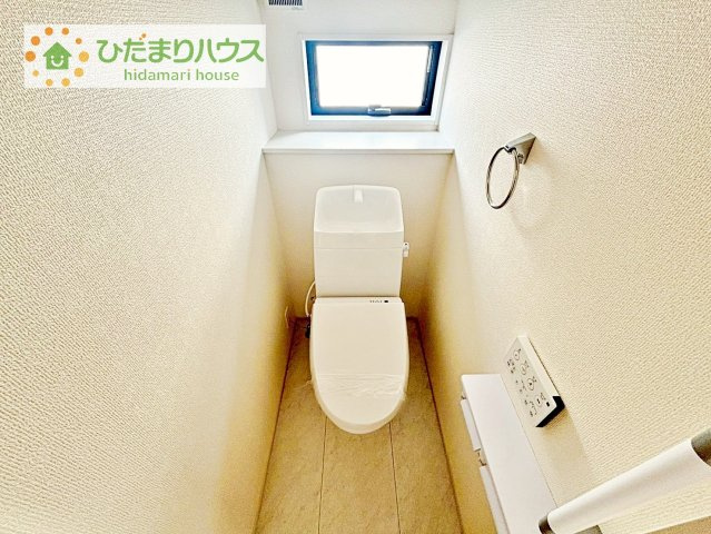 【トイレ】 | 第2土浦市並木　新築戸建　3号棟 | トイレは1F、2F共に完備！取り合いになることがありませんね(^^)/
