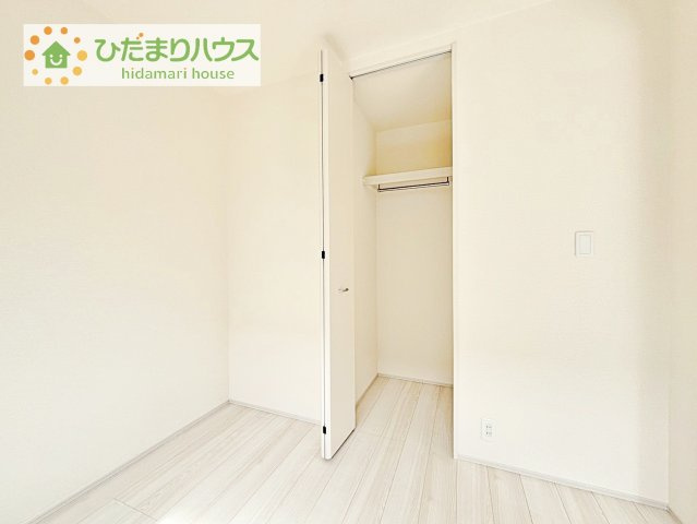 【収納】 | 第2土浦市並木　新築戸建　3号棟 | 全室にクローゼットが付いていて、お部屋の住空間もスッキリ広々使えそうです(^^)