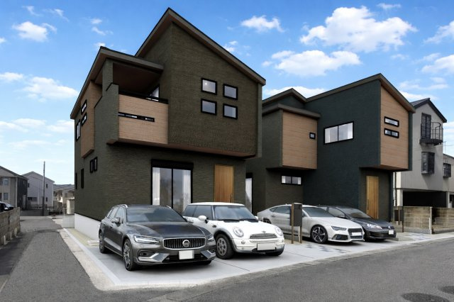 新築戸建　ブルーミングガーデン篠町野条イカノ辻南の外観