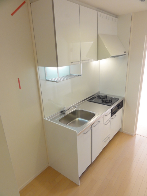 ソルクレスト大森のキッチン|ガス2口グリル付システムキッチン