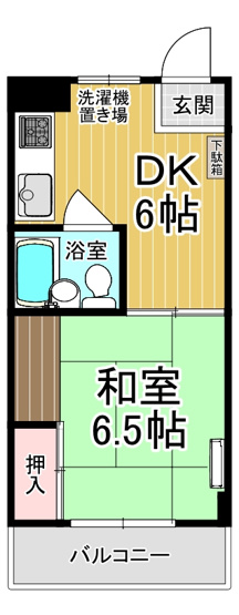 【間取り】 | カヌマヒルズ | カップルさんにオススメのお部屋です♪