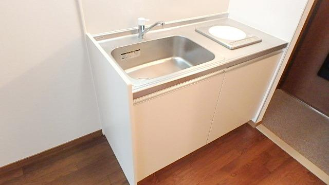 アパートメント両国緑のキッチン