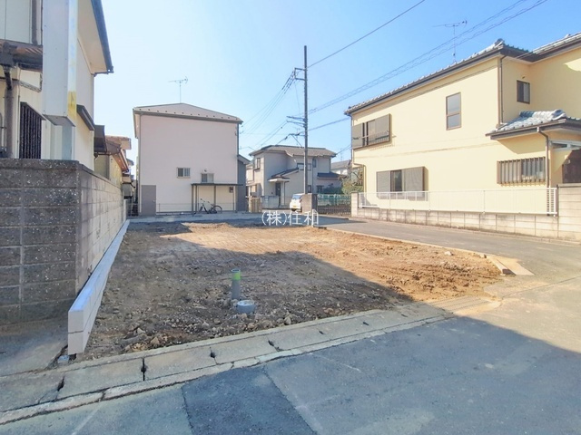 【新築分譲住宅】川越市石原町2丁目の前面道路含む現地写真
