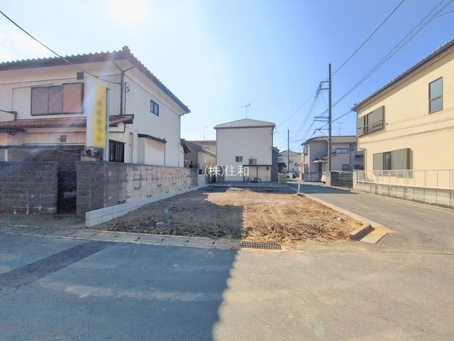 【新築分譲住宅】川越市石原町2丁目の前面道路含む現地写真