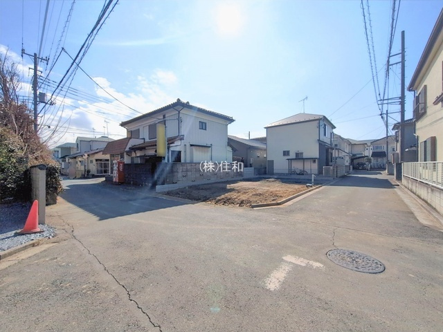 【新築分譲住宅】川越市石原町2丁目の前面道路含む現地写真