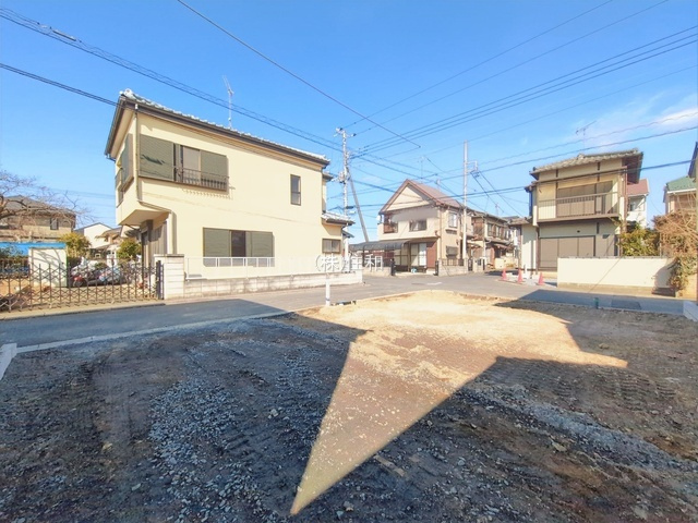 【新築分譲住宅】川越市石原町2丁目の前面道路含む現地写真