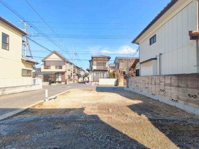 【新築分譲住宅】川越市石原町2丁目の前面道路含む現地写真