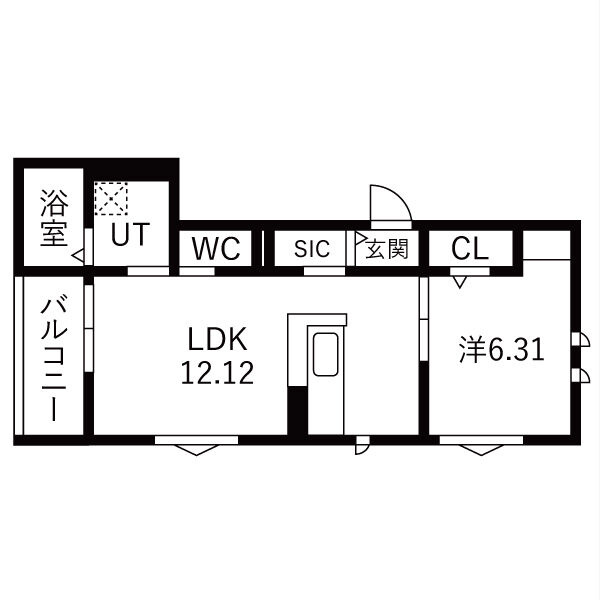(仮称) 西新町PJの間取り