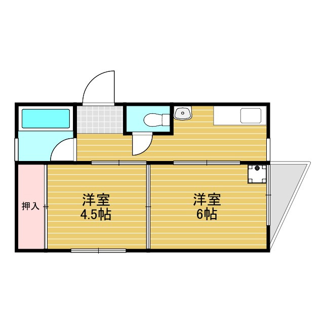 石原マンションの間取り