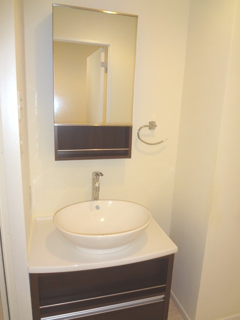 ｓｔｕｄｉｏ　ｆｌａｔ　ｍｉｎａｍｉ－ｏｓａｗａの洗面所|洗面所