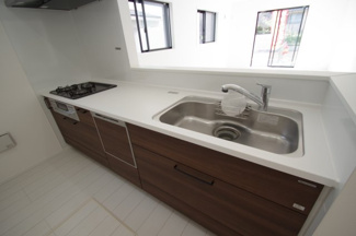 【キッチン】 | 【仲介手数料無料！！】八王子市上柚木　新築戸建て（全2棟）1号棟　3990万円