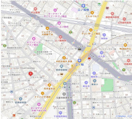 東日暮里1棟旅館の地図