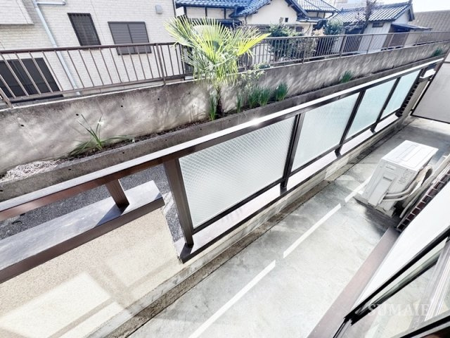 クリフ若木のバルコニー|バルコニーです