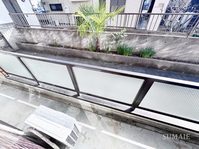 クリフ若木のバルコニー|バルコニーです