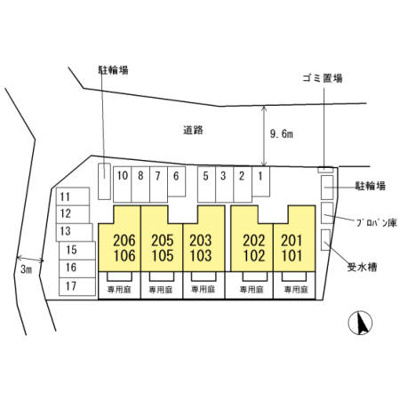 【区画図】 | セジュールエイト