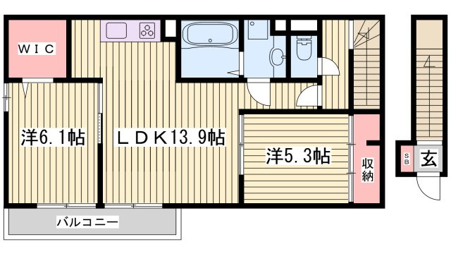 シャルムコート大久保の間取り