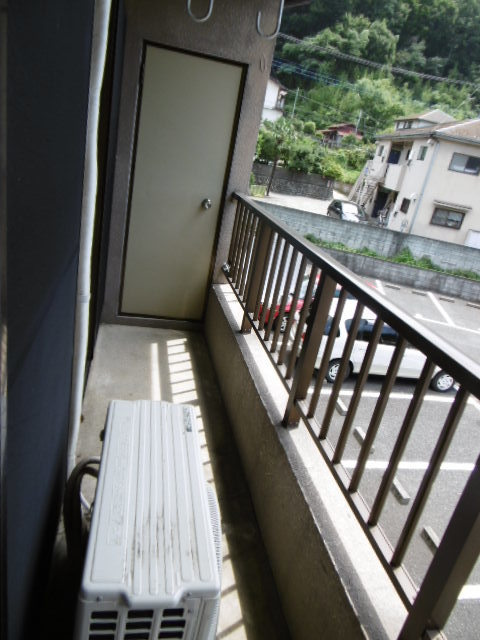 第３シルクロードハイツのバルコニー