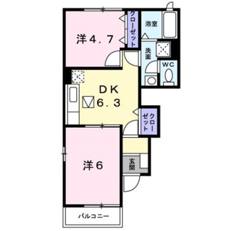 【間取り】 | ラ・フェスタＡ