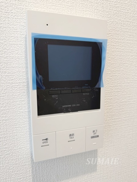 アヴェニール与野本町のセキュリティ|モニター付きインターホンです☆