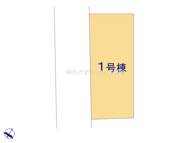 北本市東間　新築戸建　リーブルガーデン01の区画図
