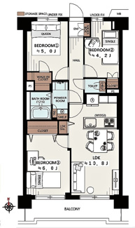 【間取り】 | コスモパーク川口