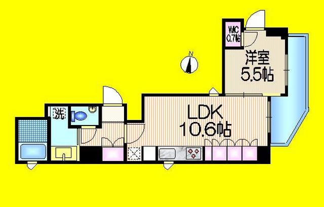 アトラス本郷赤門前の間取り|分譲賃貸　収納を考えた設計