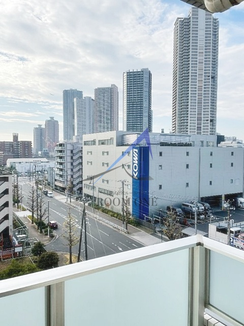 プレール･ドゥーク東雲のバルコニー|バルコニーです。