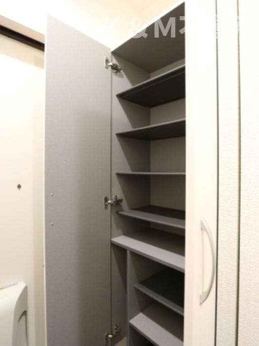 プレジールヤストシの収納|専用の収納スペースです