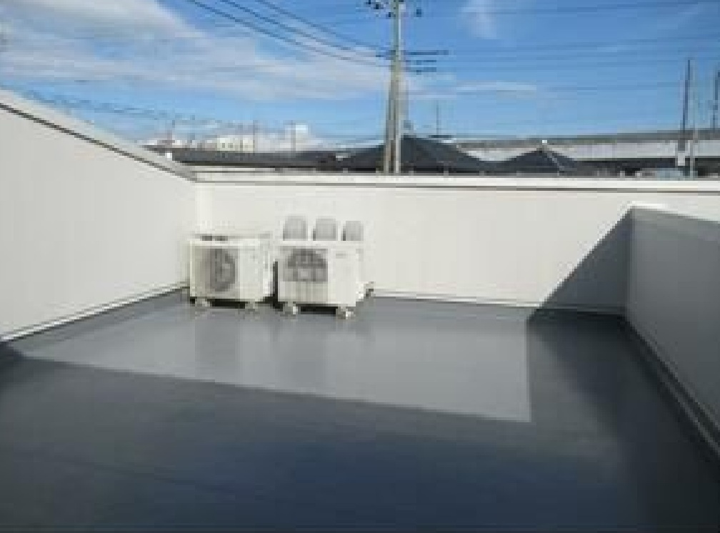 売戸建　下野市小金井のバルコニー