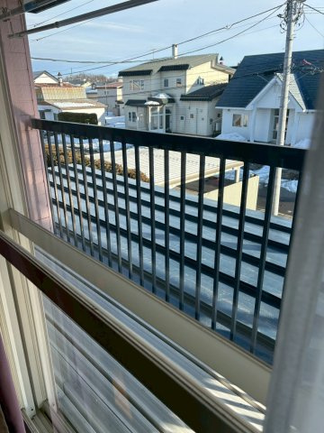 売下宿　帯広市西18条南5丁目のバルコニー