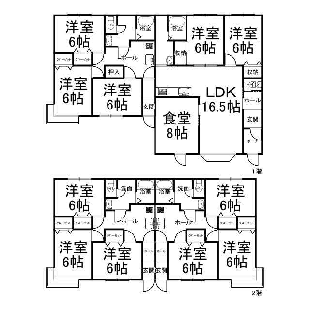 売下宿　帯広市西18条南5丁目の間取り