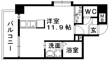 Ｌａｇｏａ湖東の間取り
