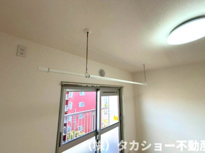 【設備】 | グリーンハイム検見川　9号棟 | 室内干しが可能です☆彡