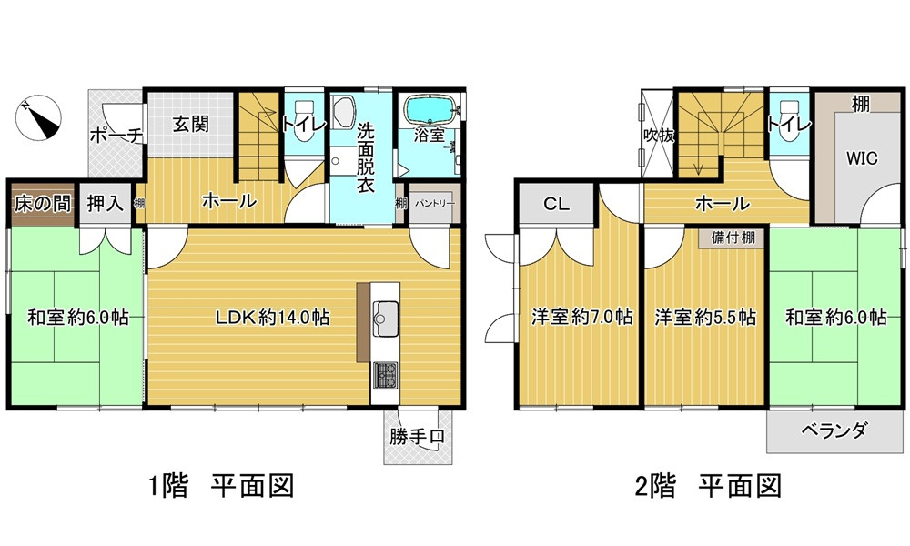 広島市佐伯区藤の木4丁目　中古一戸建て(JS)の間取り